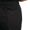 Ērti melni virtuves bikses Easyfit ar Teflon apstrādi - izmērs XS - Whites Chefs Clothing - Fourniresto