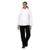 Vegas baltās kokvilnas virtuves jaka ar garām piedurknēm - XL izmērs - Whites Chefs Clothing - Fourniresto