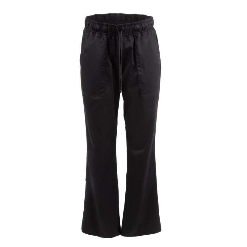 Women's Black Executive Chef Pants - Size S - Chef Works - Fourniresto Women's Black Executive Chef Pants - Size S - Chef Works - Fourniresto