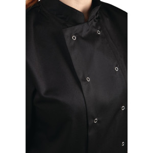 Melnas virtuves jaka ar īsām piedurknēm Vegas - XXL izmērs - Whites Chefs Clothing - Fourniresto