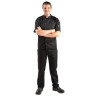Melnas virtuves jaka ar īsām piedurknēm Vegas - XXL izmērs - Whites Chefs Clothing - Fourniresto