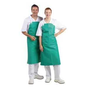 Tabieris ar ūdensizturīgu un ļoti izturīgu pārsēju, zaļš 1070 x 910 mm - Whites Chefs Clothing - Fourniresto