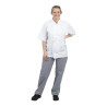 Vegas maisāmais virtuves bikses ar maziem zilbaltiem rūtiņiem - izmērs XS - Whites Chefs Clothing - Fourniresto