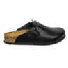 Melnbaltie zābaki ar rāvējumu Bostonā - izmērs 46 - Birkenstock - Fourniresto