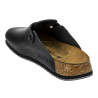 Melnbaltie zābaki ar rāvējumu Bostonā - izmērs 46 - Birkenstock - Fourniresto