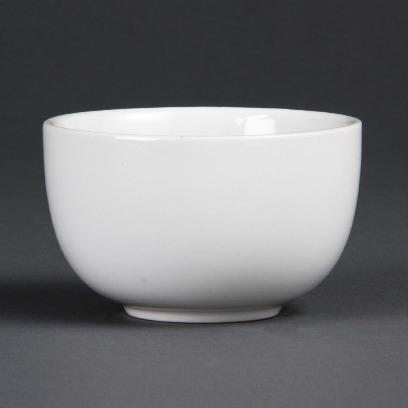 Whiteware Sugar Bowl 200 Ml - Set of 12 - Olympia - Fourniresto Whiteware Sugar Bowl 200 Ml - Set of 12 - Olympia - Fourniresto
