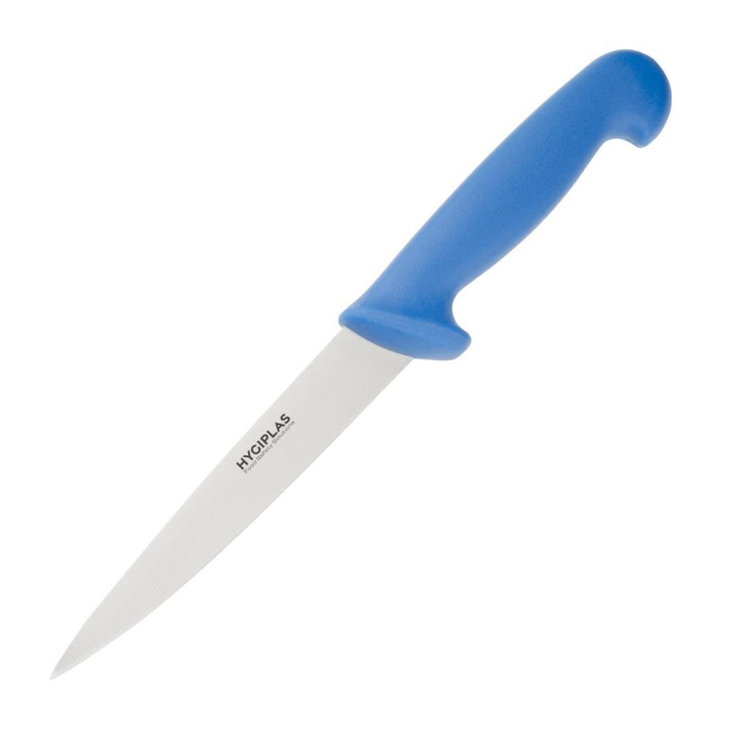 Zivju tīrīšanas nazis zils asmenis 15 cm - Hygiplas - Fourniresto Zivju tīrīšanas nazis zils asmenis 15 cm - Hygiplas - Fourniresto
