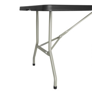 Saliekamā galds melns 180 cm centrā - Bolero - Fourniresto