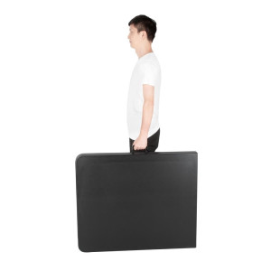 Saliekamā galds melns 180 cm centrā - Bolero - Fourniresto