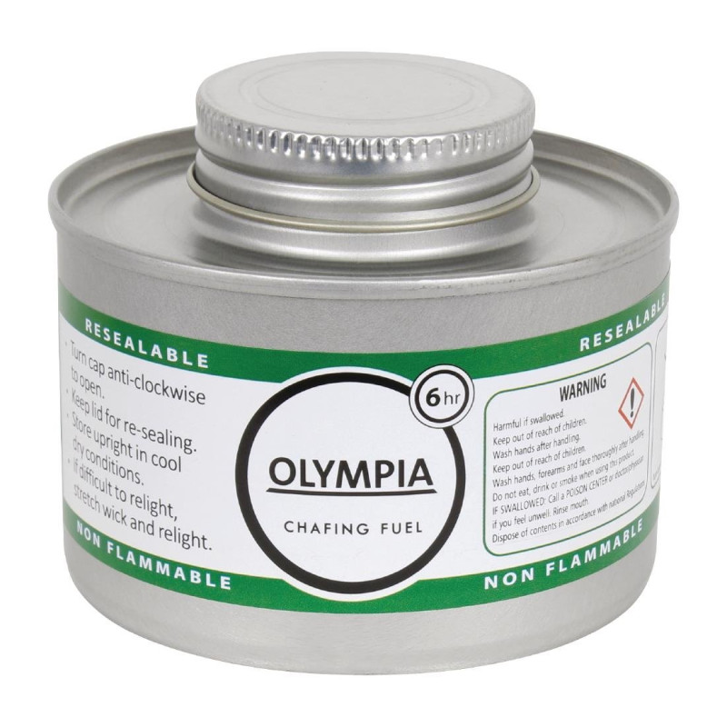 6H Combustible for Chafing Dish - Pack of 12 - Olympia - Fourniresto 6H Combustible for Chafing Dish - Pack of 12 - Olympia - Fourniresto