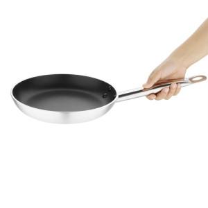 Nelipstick panna ar indukcijas pamatni Ø 240 mm - Vogue - Fourniresto