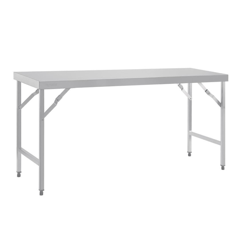 Large Folding Stainless Steel Table 1800 mm - Vogue - Fourniresto Large Folding Stainless Steel Table 1800 mm - Vogue - Fourniresto