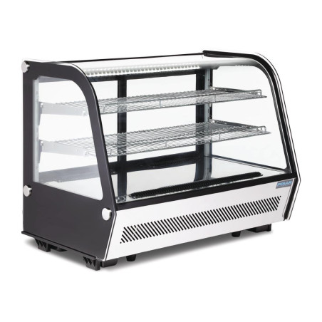 Black Countertop Refrigerated Display 160 L - Polar