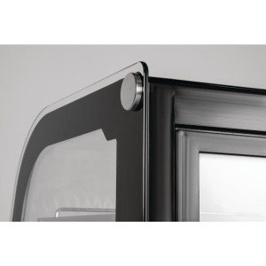 Black Countertop Refrigerated Display 160 L - Polar