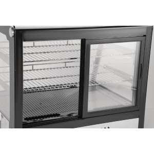 Black Countertop Refrigerated Display 160 L - Polar