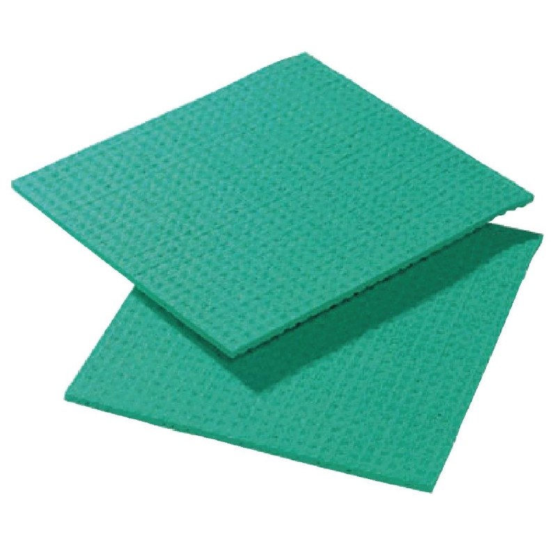 Lavette Spongyl Verte - Lot De 10 - FourniResto - Fourniresto Lavette Spongyl Verte - Lot De 10 - FourniResto - Fourniresto