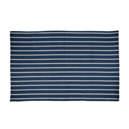 Virtuves dvielis tumši zilā krāsā ar baltām svītrām 457 x 711 mm - Vogue - Fourniresto