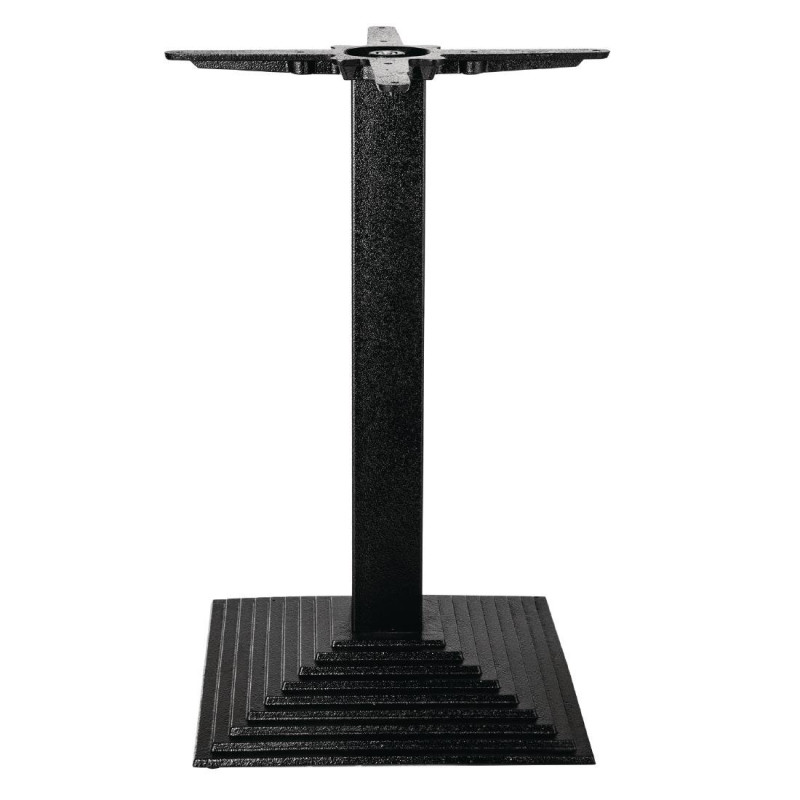 Galds ar kvadrātveida kājām, kāpņu efektu, no lietotas dzelzs, 425 x 720 mm - Bolero - Fourniresto Galds ar kvadrātveida kājām, kāpņu efektu, no lietotas dzelzs, 425 x 720 mm - Bolero - Fourniresto