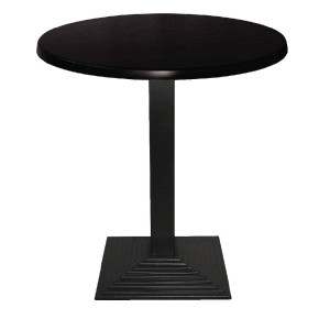 Galds ar kvadrātveida kājām, kāpņu efektu, no lietotas dzelzs, 425 x 720 mm - Bolero - Fourniresto