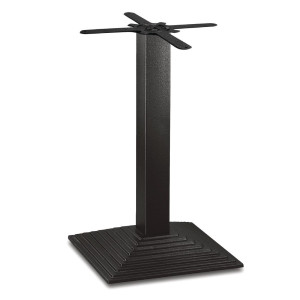 Galds ar kvadrātveida kājām, kāpņu efektu, no lietotas dzelzs, 425 x 720 mm - Bolero - Fourniresto
