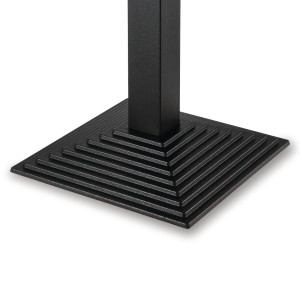 Galds ar kvadrātveida kājām, kāpņu efektu, no lietotas dzelzs, 425 x 720 mm - Bolero - Fourniresto