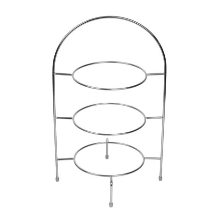 Tējas salona izstādes stends 3 šķīvjiem 210 mm - Olympia - Fourniresto