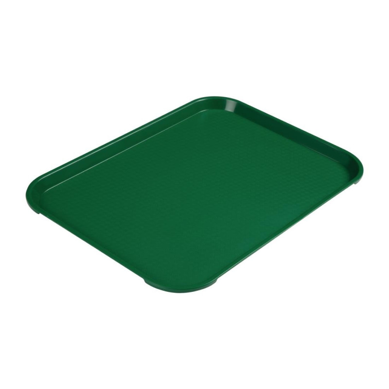 Plateau Rectangulaire Vert en Polypropylène Fast Food 410mm - Cambro - Fourniresto Plateau Rectangulaire Vert en Polypropylène Fast Food 410mm - Cambro - Fourniresto