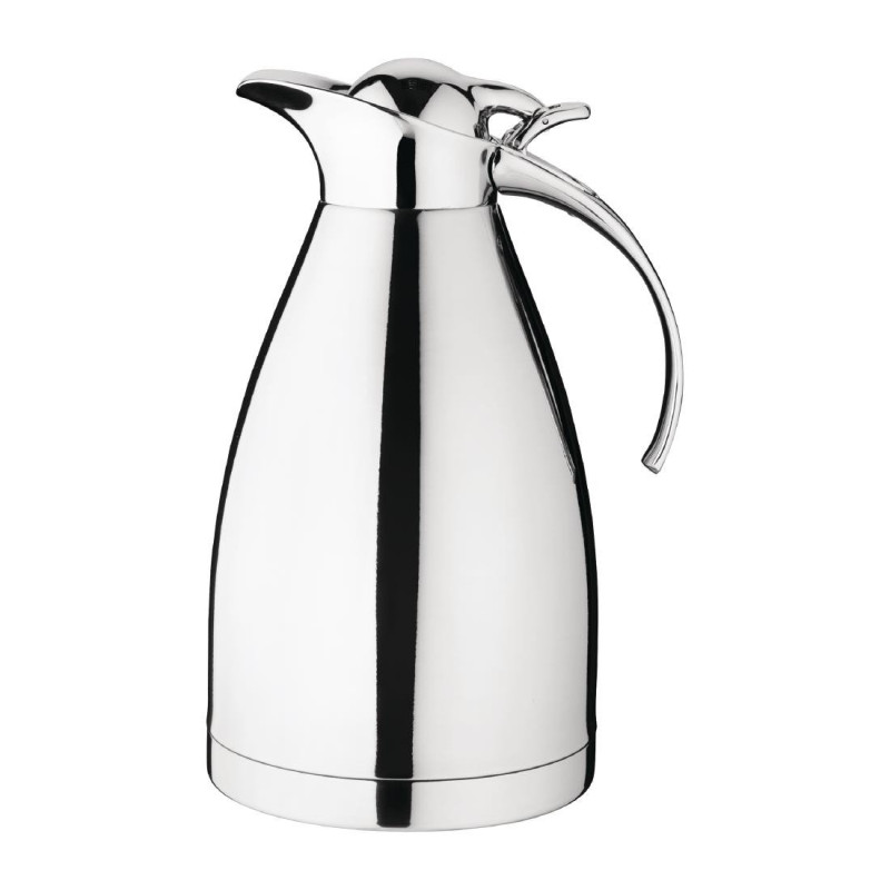 Pichet Isotherme en Inox Couvercle À Charnière 1,5L - Olympia Pichet Isotherme en Inox Couvercle À Charnière 1,5L - Olympia