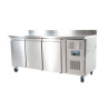 Refrigerated Table with Backsplash 3 Doors - 417 L - Polar