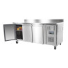 Refrigerated Table with Backsplash 3 Doors - 417 L - Polar