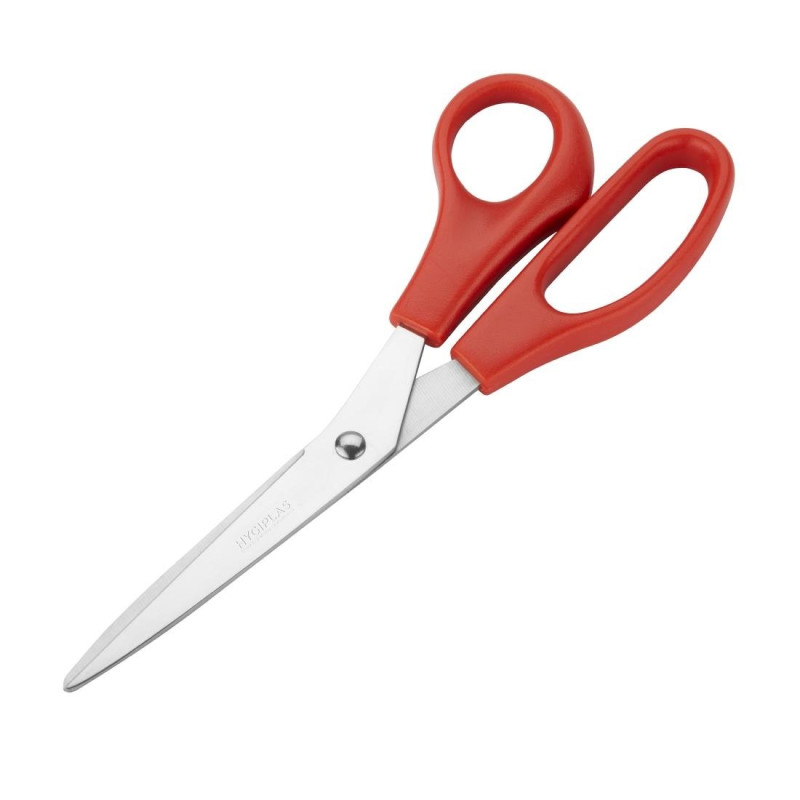 Red Scissors - L 203mm - Hygiplas Red Scissors - L 203mm - Hygiplas