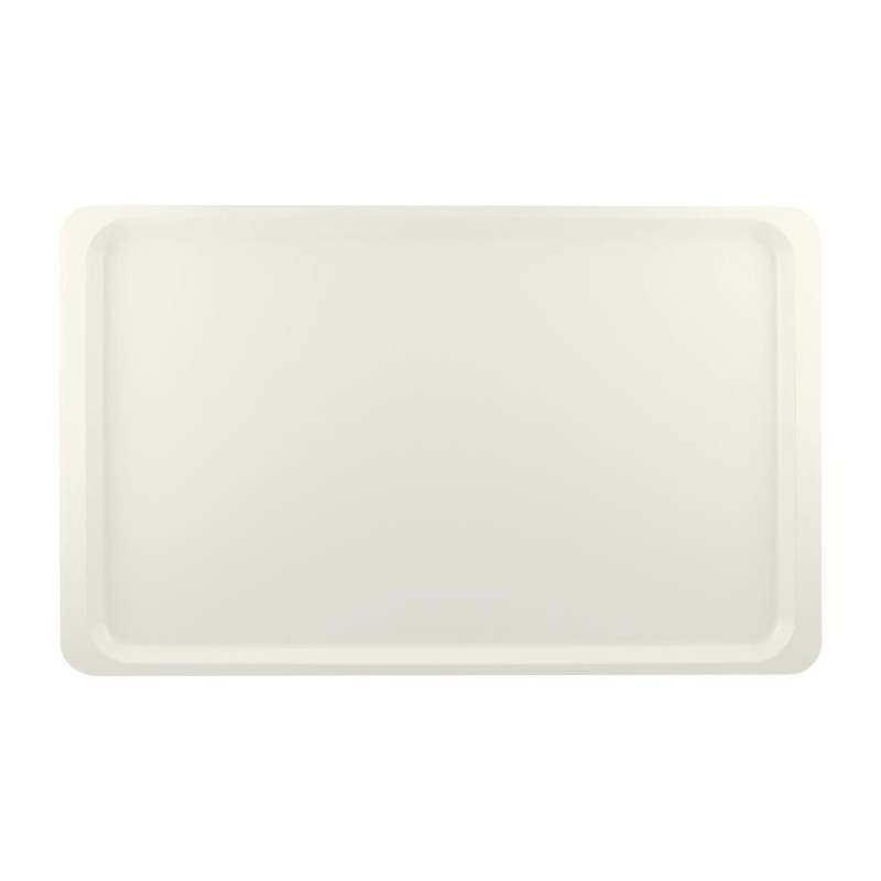 Plateau de service en polyester GN1/1 530x325mm Blanc perle - Roltex - Fourniresto Plateau de service en polyester GN1/1 530x325mm Blanc perle - Roltex - Fourniresto
