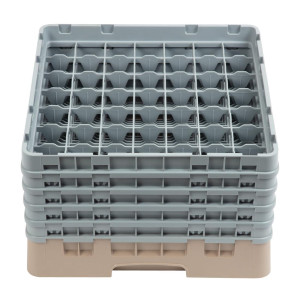 Stiklu skapis ar 49 nodalījumiem Camrack Beige-L 500 x D 500 mm - Cambro - Fourniresto