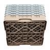 Stiklu skapis ar 49 nodalījumiem Camrack Beige-L 500 x D 500 mm - Cambro - Fourniresto