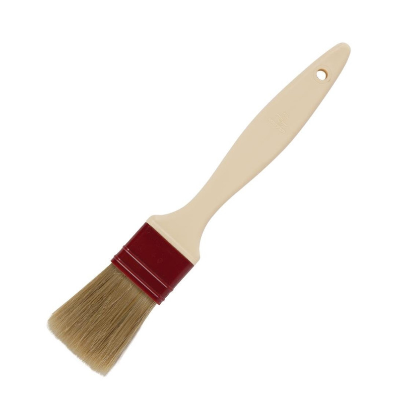 Flat Pastry Brush with Natural Bristles - 40mm - Matfer - Fourniresto Flat Pastry Brush with Natural Bristles - 40mm - Matfer - Fourniresto