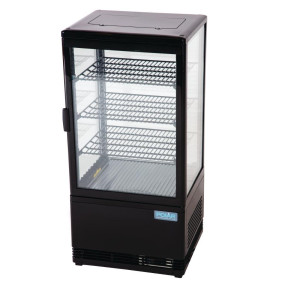 Positive Black Refrigerated Display Case Series C - 68 L - Polar