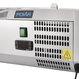 Sastāvdaļu vitrīna ar ledusskapi Sērijas G - 10 X GN 1/4 - Polar - Fourniresto