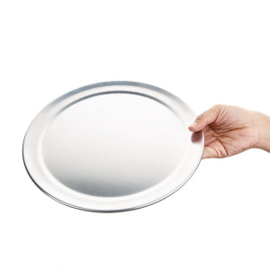 Picas plāksne ar plašu malu no alumīnija - Ø255mm - Vogue - Fourniresto