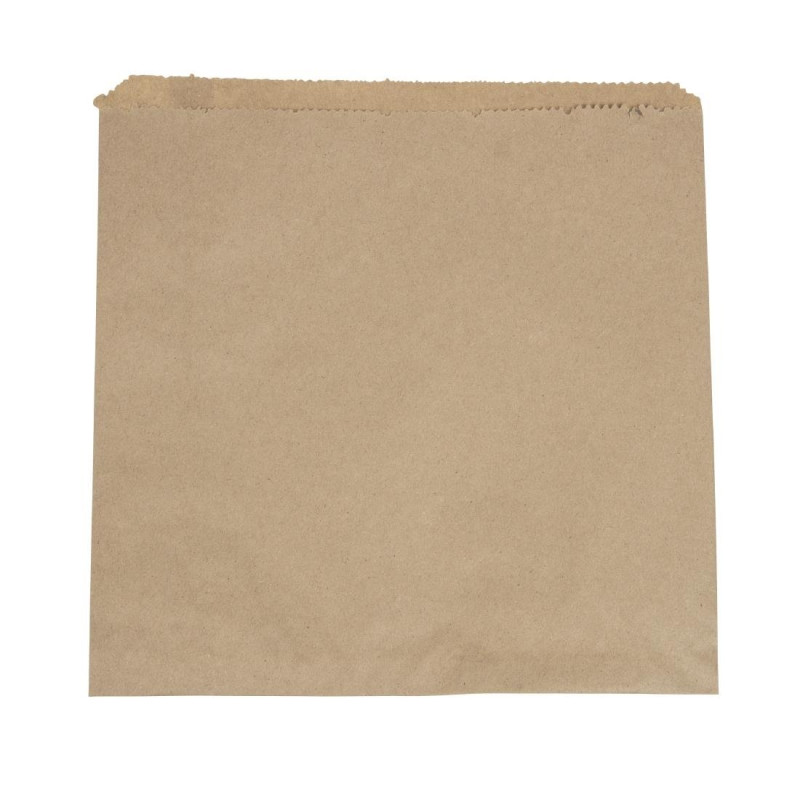 Sachets sandwich compostables Kraft - Lot de 1000 - Vegware - Fourniresto Sachets sandwich compostables Kraft - Lot de 1000 - Vegware - Fourniresto