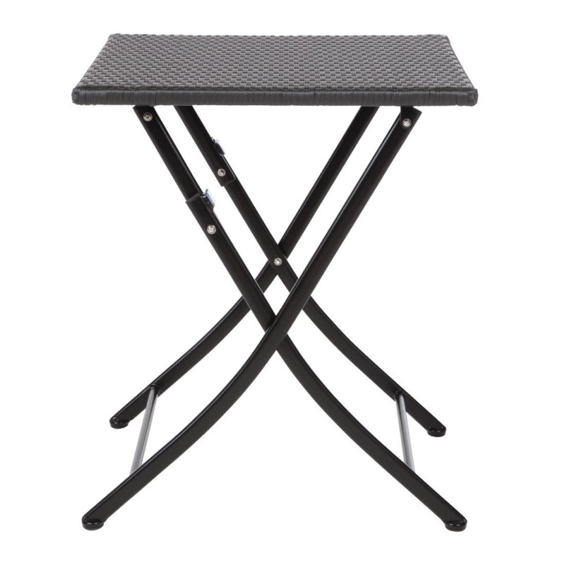 Kvadrātiska saliekama rotanga galds - 600mm - Bolero - Fourniresto Kvadrātiska saliekama rotanga galds - 600mm - Bolero - Fourniresto