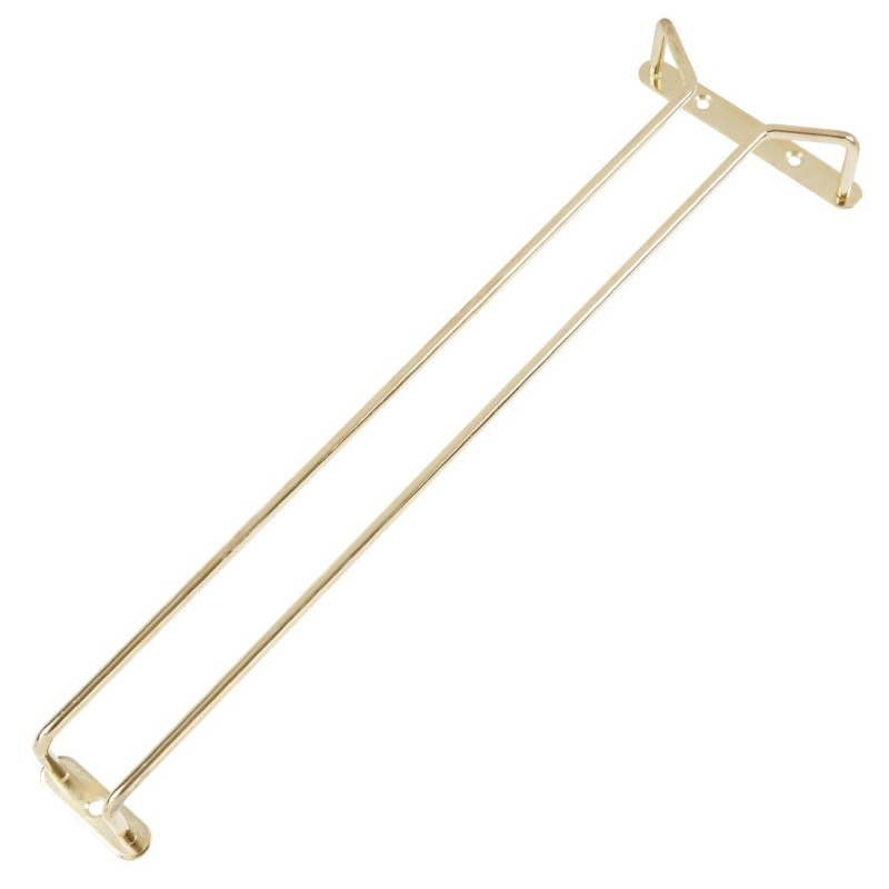 Support verres à pied en laiton 410mm - FourniResto - Fourniresto Support verres à pied en laiton 410mm - FourniResto - Fourniresto