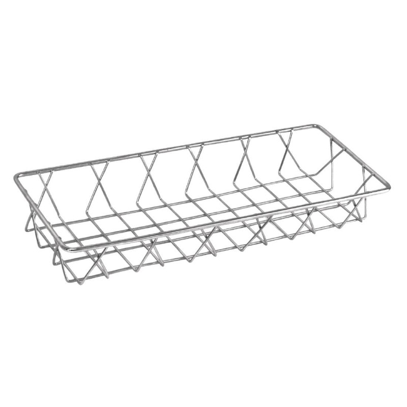 Panier de présentation inox 350 x 150 x 50mm - Olympia - Fourniresto Panier de présentation inox 350 x 150 x 50mm - Olympia - Fourniresto
