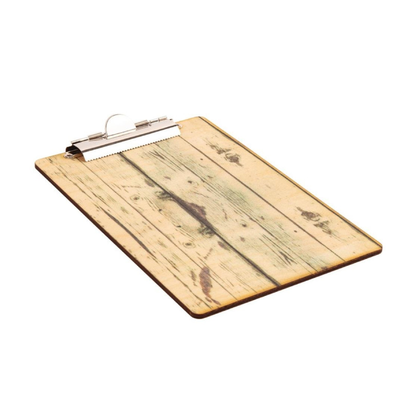 Light wood effect A5 menu holder - Olympia - Fourniresto Light wood effect A5 menu holder - Olympia - Fourniresto