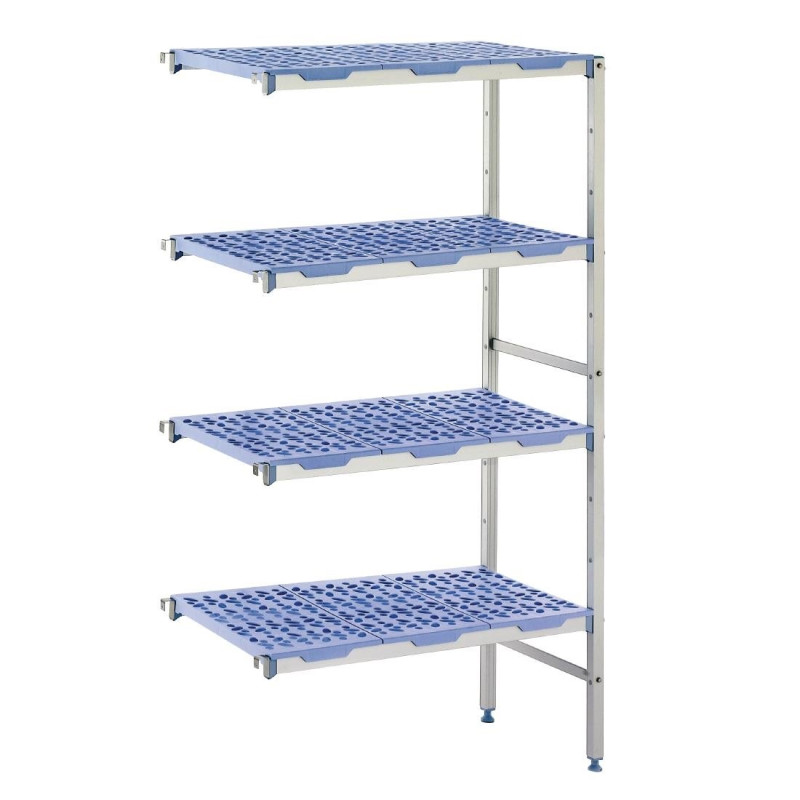 Modular Corner Shelving 4 Levels - W 1051x D 500mm - Tournus Modular Corner Shelving 4 Levels - W 1051x D 500mm - Tournus