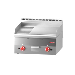 Plancha Gāze Plāksne Pusgluda Pusrievota - L 600 x P 600mm - Gastro M