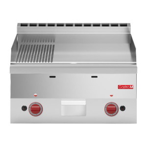 Plancha Gāze Plāksne Pusgluda Pusrievota - L 600 x P 600mm - Gastro M