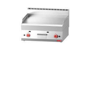 Plancha gāze 650 ar gludu hromētu plāksni - Gastro M - Fourniresto