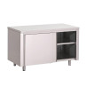 Nerūsējošā tērauda mēbeles ar slīdošām durvīm - Gastro M - L 2000 x P 700 mm