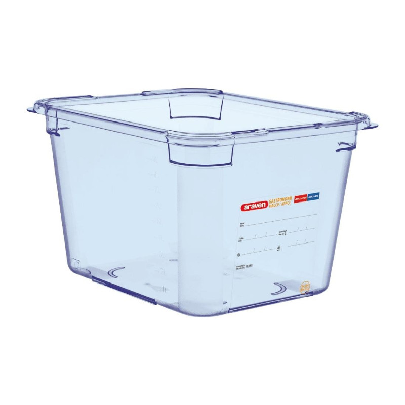 Boîte Hermétique Bleue Abs - GN 1/2 200 mm - Araven - Fourniresto Boîte Hermétique Bleue Abs - GN 1/2 200 mm - Araven - Fourniresto