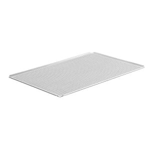 Perforēta alumīnija konditorejas plāksne - L 600 x P 400 mm - Schneider